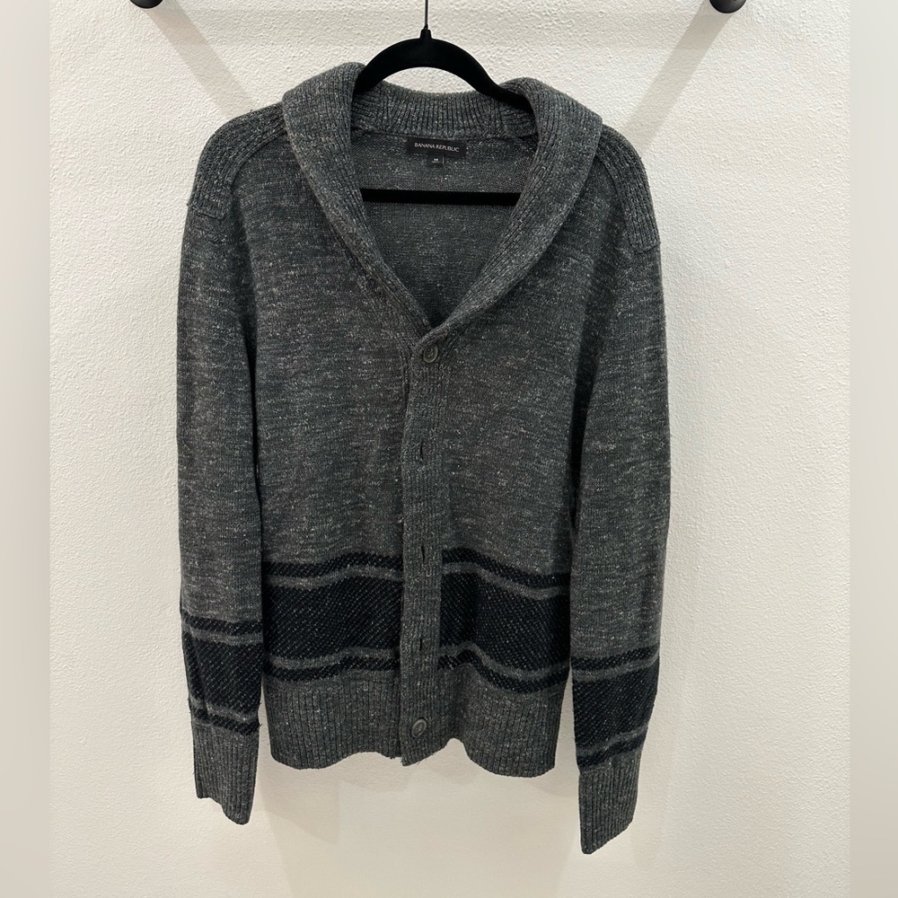 Banana Republic Wool Cardigan, Gray